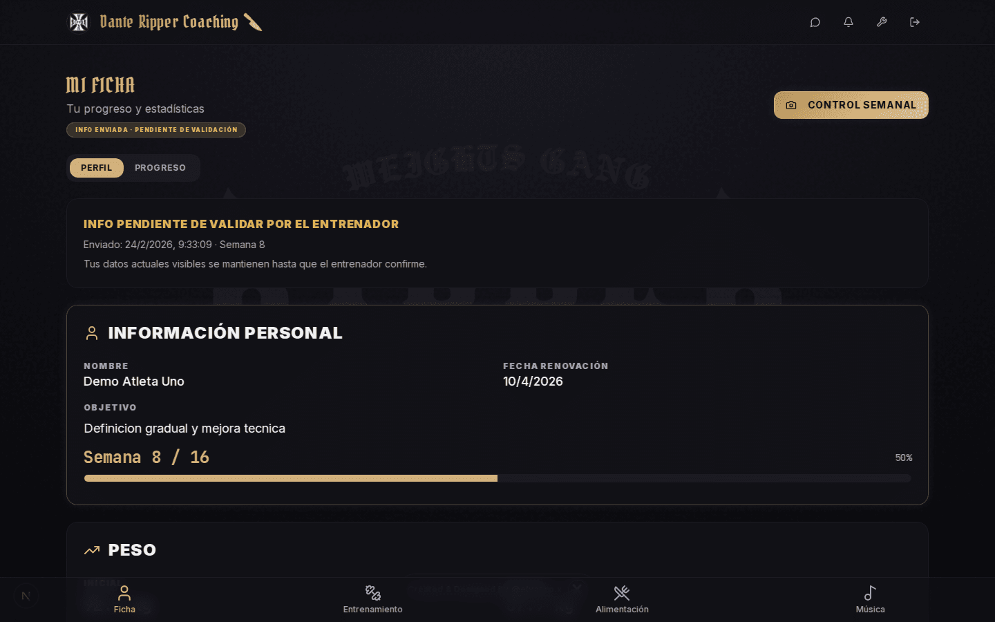 Progreso integral del plan Plan Todo incluido